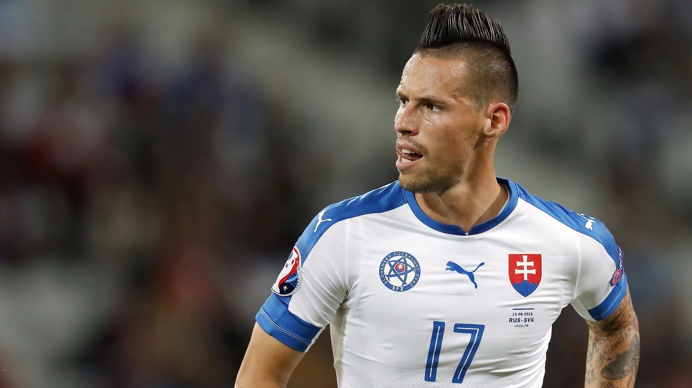 Football, Marek Hamsik apparently on the verg