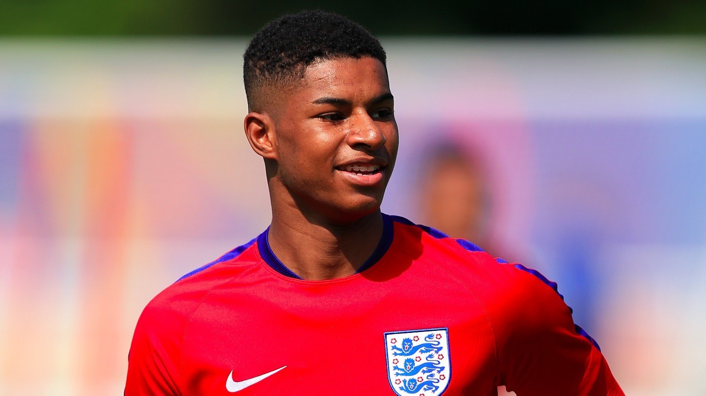 Man United striker Rashford: Amazing to be in England ...