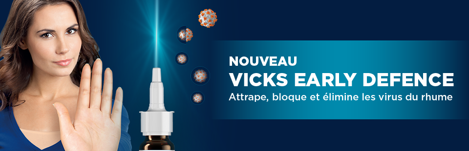 Vaporisateur sans eau Vicks V1750C Vapeur apaisante longue durée