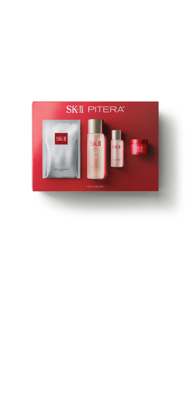 SK-II 피테라 에센스 풀라인 세트에 담겨있는 스킨케어 제품으로 통해 수분감을 경험하면서 맑고 매끈한 피부를 만들어보세요.