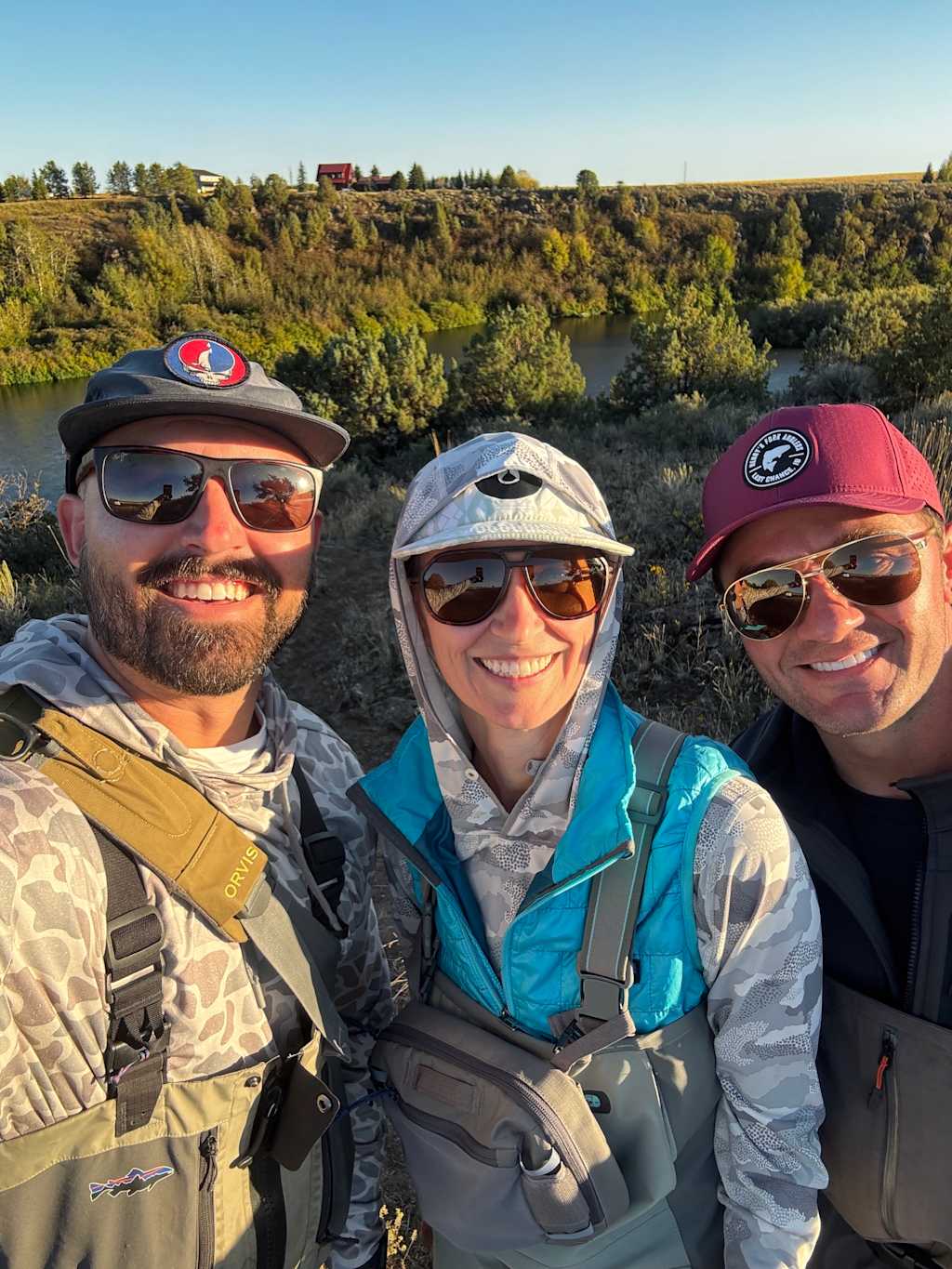 Fly Fishing and Recruiting - Pat, Sam, Joe 