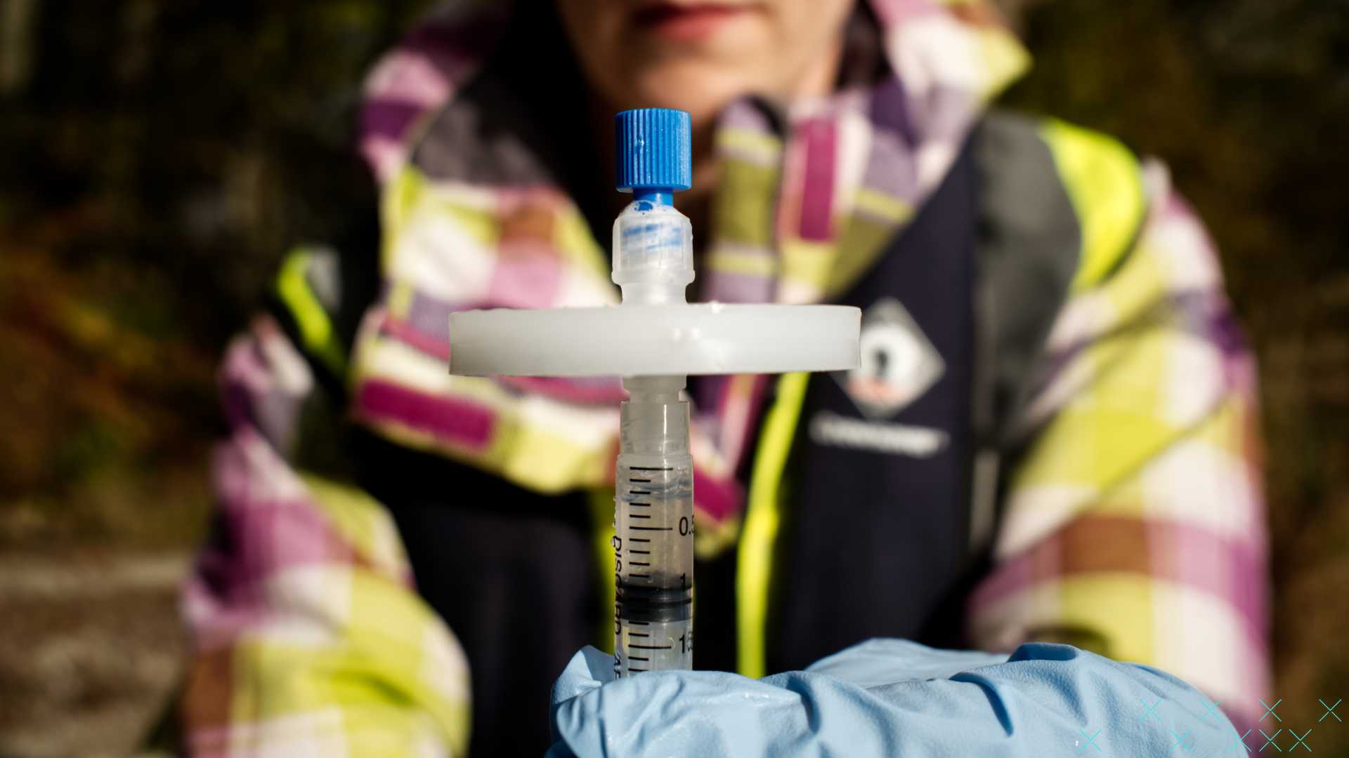Capped filter syringe 