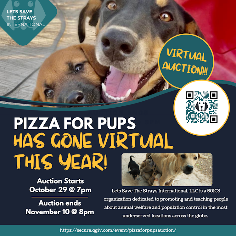 Pizza for Pups has gone Virtual!