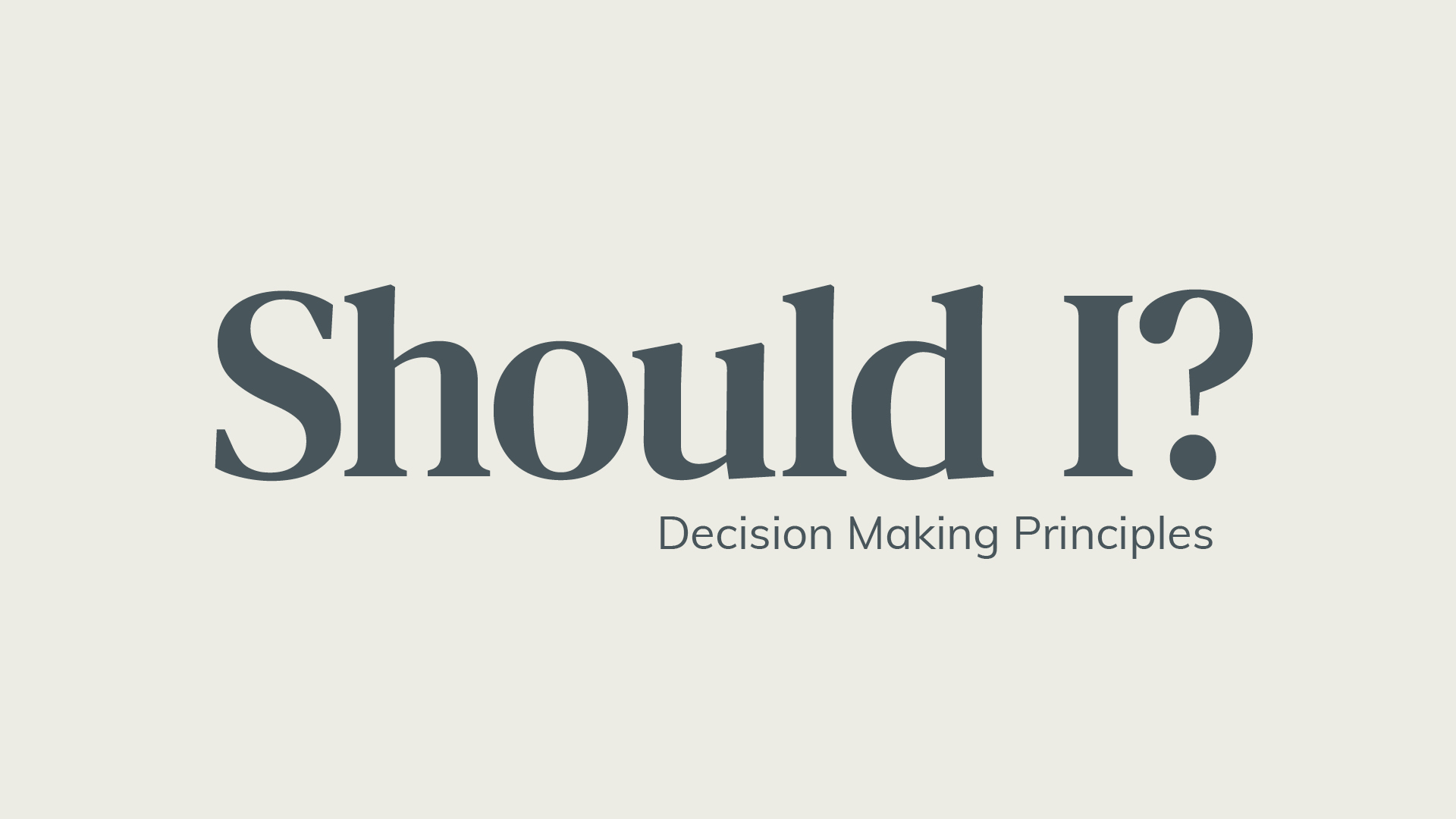 10 Biblical Principles For Decision Making Hero Image