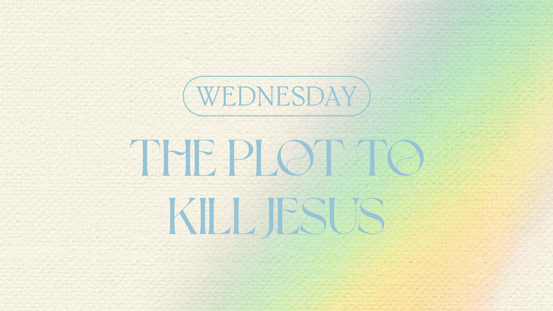 The Plot to Kill Jesus Hero Image