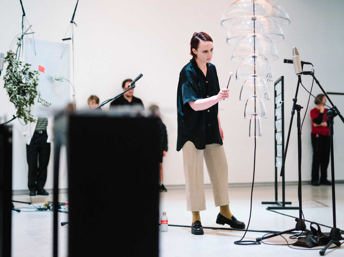 Pictured: Performance by Frances Libeau. Installation view: The painter-tailor, The 10th Walters Prize, Auckland Art Gallery, 2021. Courtesy of the artist and Michael Lett. Photograph by David St George