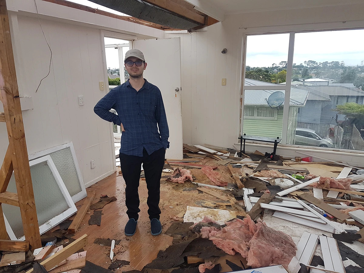 Pictured: “Excavation and Analysis.” Forensics experts and ethnographic researchers conduct a meticulous excavation of the Cloud MillionAIRe’s residence. 