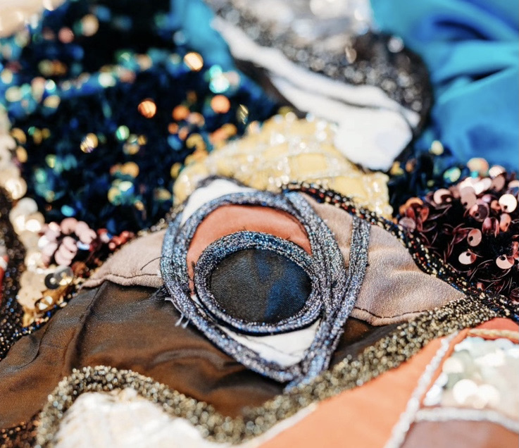 Pictured: Image from Te Waiata o te Kuaka by Maungarongo Te Kawa, exhibition at Te Whare Tapere, 13 May–9 June 2024. Photograph by Jemma Mitchell Photography.