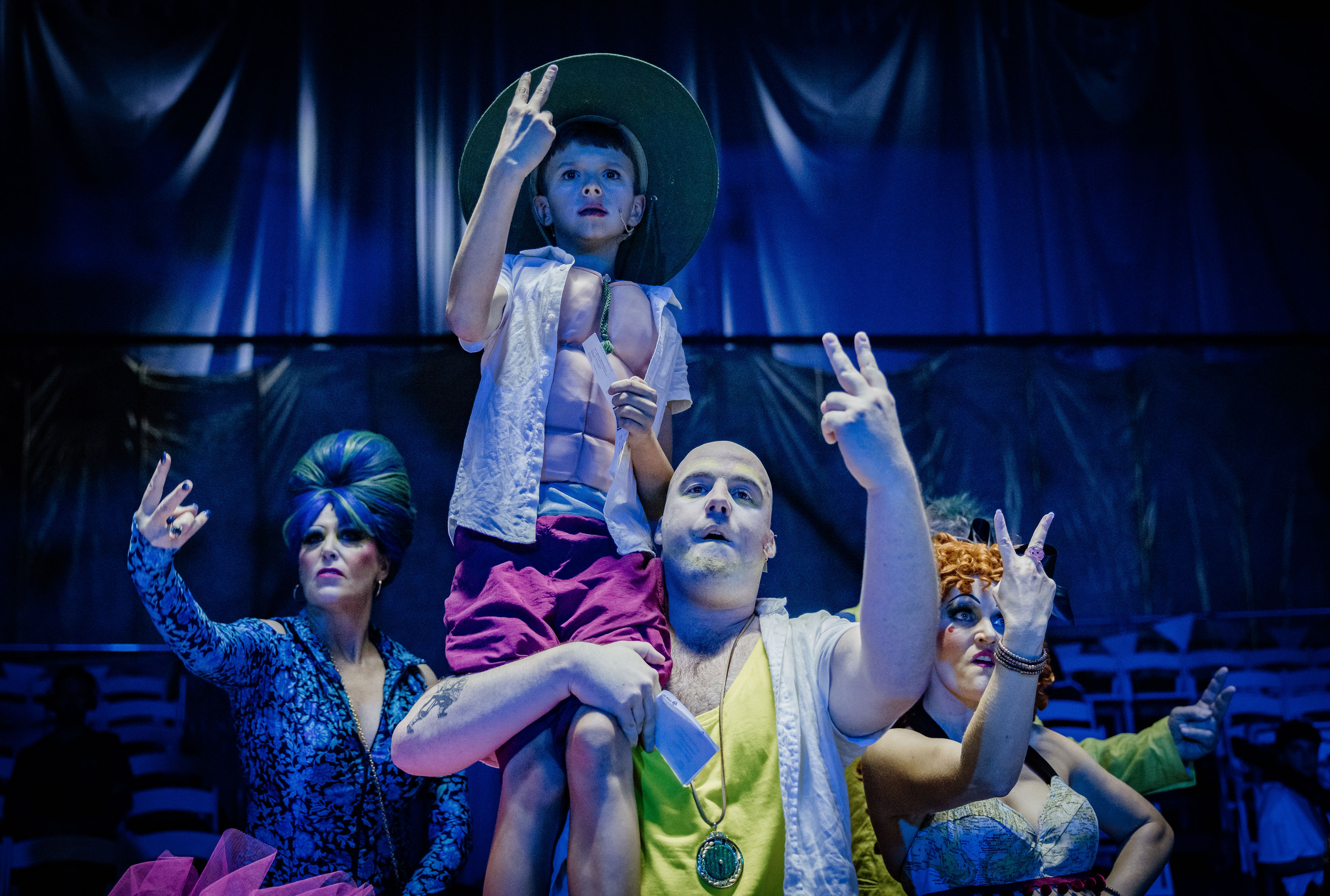 Pictures from the "The Unruly Tourists" production