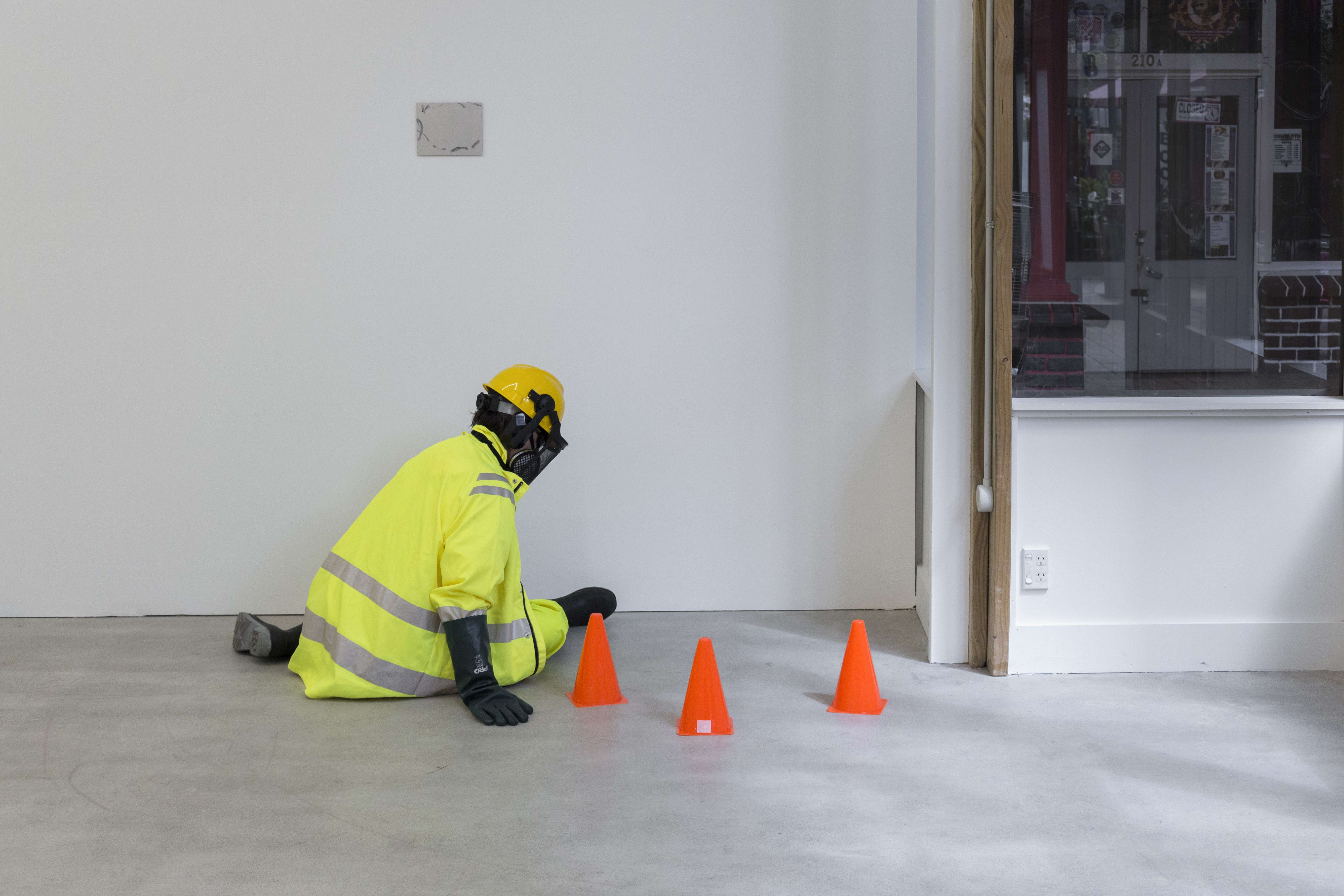 Pictured: val smith, sexes on site - with light and air, Friday 24 January 2020, 11am–6pm. Enjoy Contemporary Art Space, Te Whanganui-a-Tara Wellington. As part of the exhibition elbow-room in the universe, organized by Victoria Wynne-Jones.