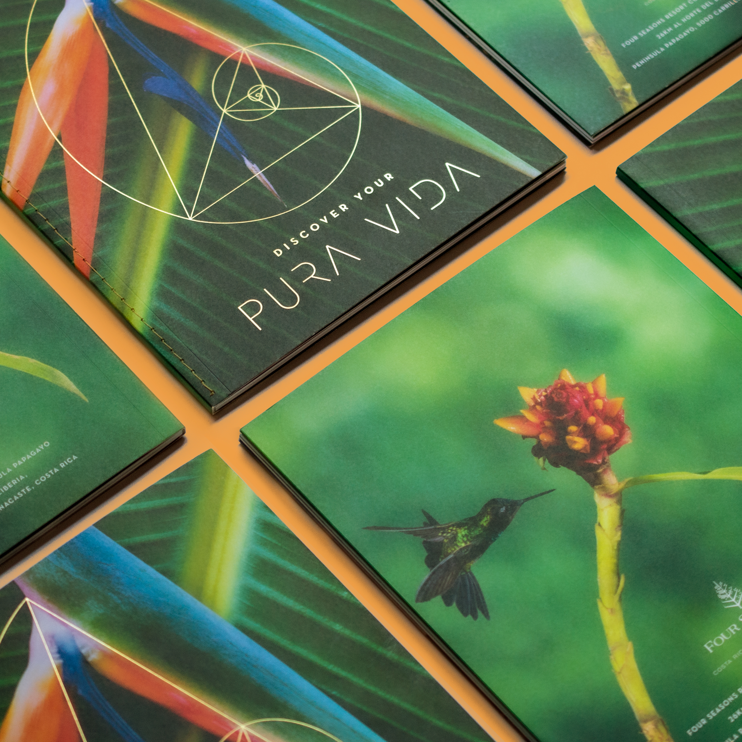Four Seasons Resort Costa Rica Pura Vida Spa Brochure Covers