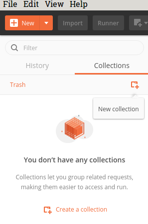 Create a new Postman Collection