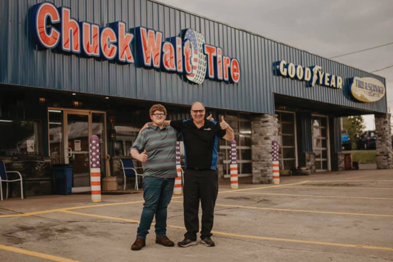 Chuck Wait Tire Store Front 