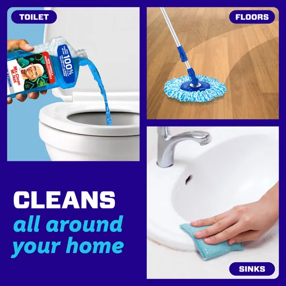 Cleans all around home