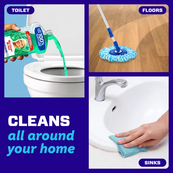 Cleans all around your home: Sinks, Floors, Toilet