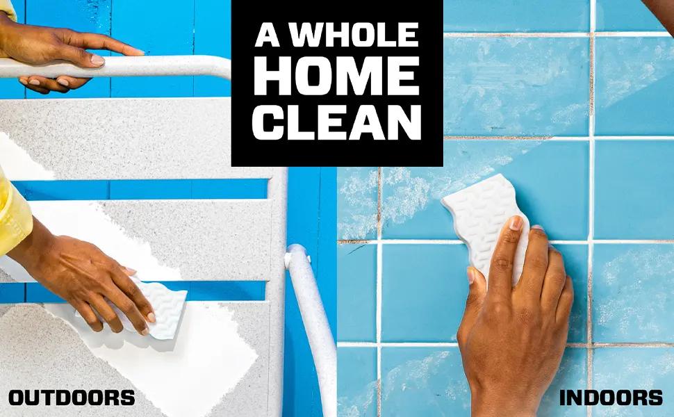 Mr. Clean Magic Eraser Ultra Thick, cleaning outdoor and indoor dirt, a whole Home Clean