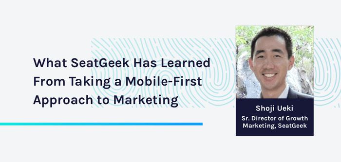 Shoji Ueki Sr. Director of Growth Marketing at Seatgeek