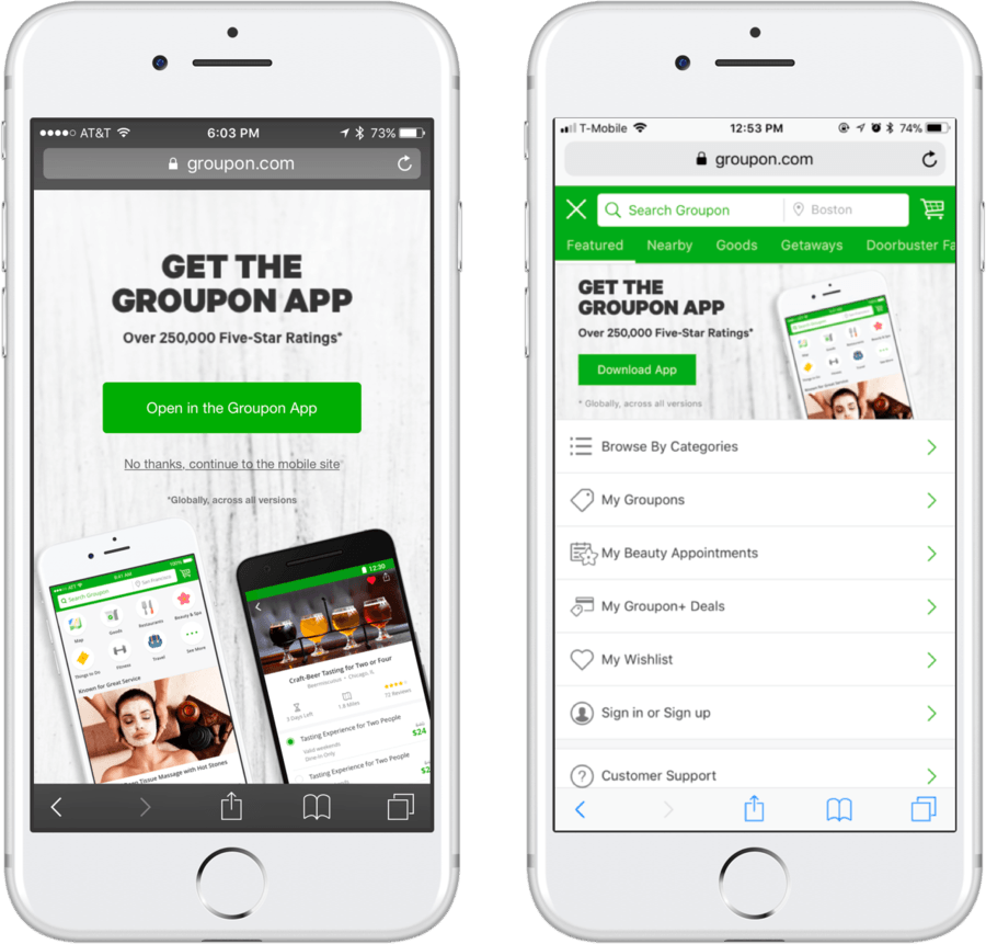 groupon sign in with apple