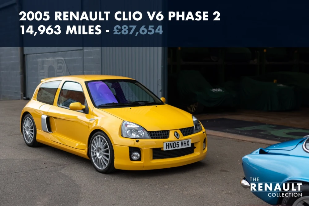 Record-breaking Renaults: The Renault Collection Sold! Clio V6