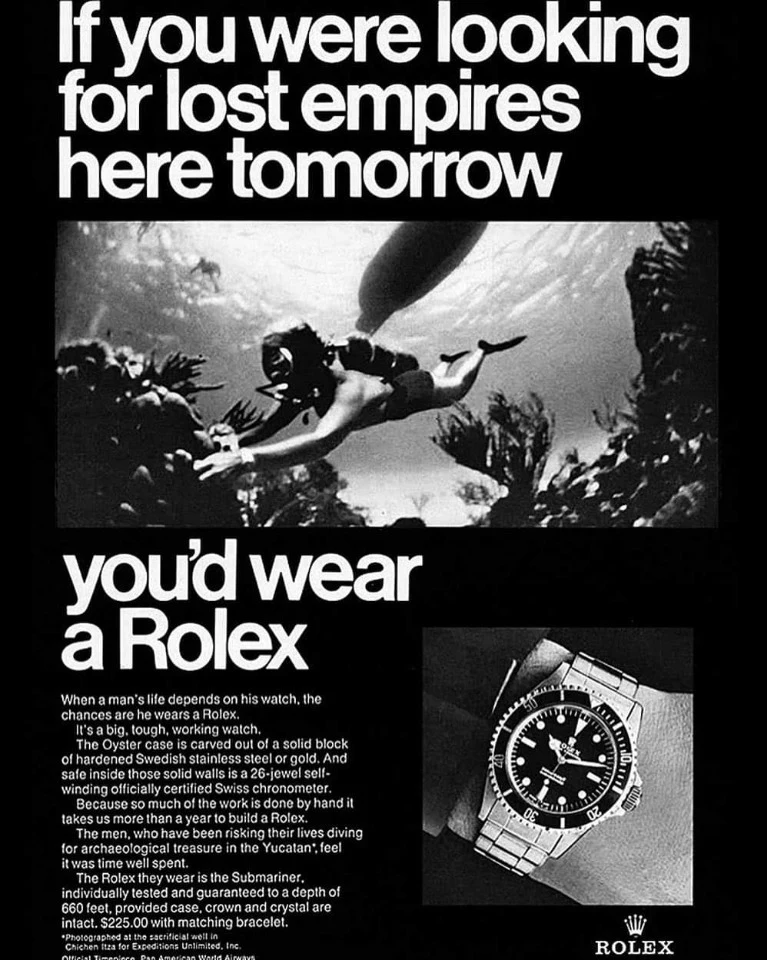 Lost Empires Rolex Advert