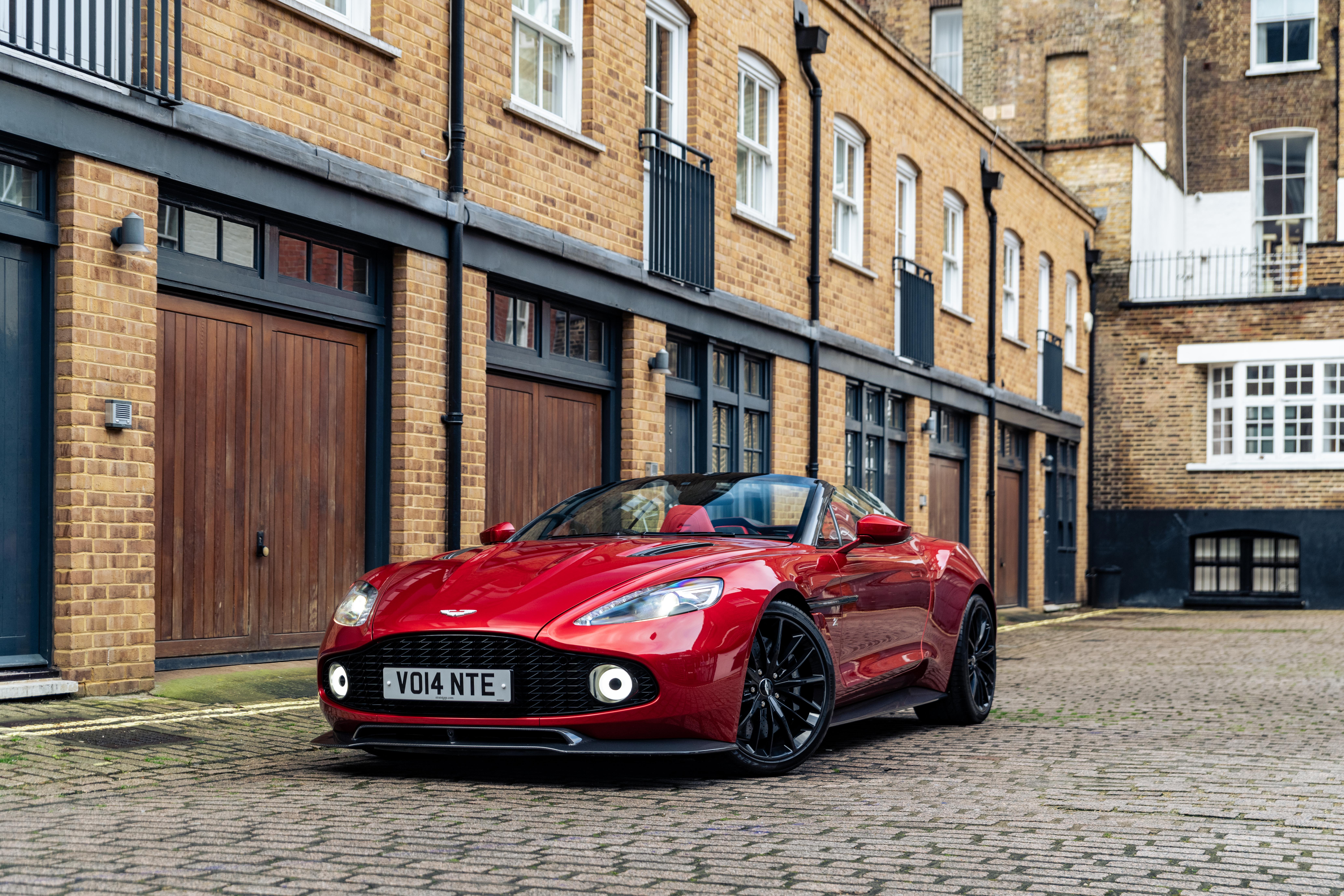 This Aston Martin Vanquish Zagato Volante is a striking and impressive example of the extremely rare and beautifully styled coach-built open-top supercar, offered with less than running-in mileage. 0