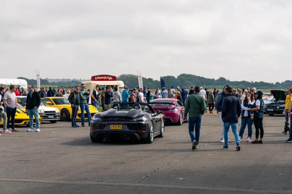 Our Coffee Run At Bicester Heritage Welcomed Over 2,000 Cars Porsche GT4 RS