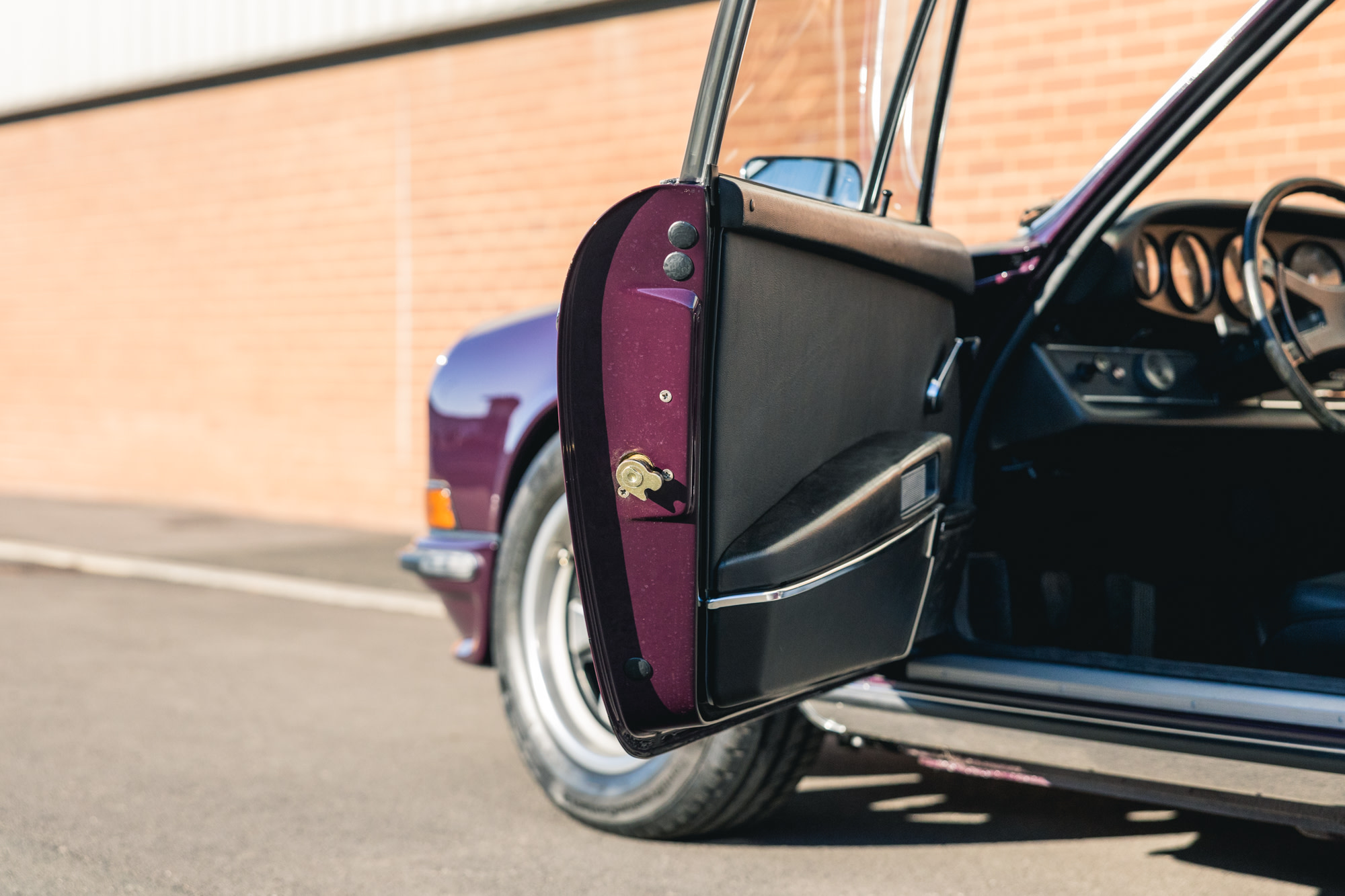 A stunning example of a coveted collector car; one of just 11 cars known to have left the factory in Aubergine, and benefiting from a comprehensive two-year restoration between 2010 and 2012. 3