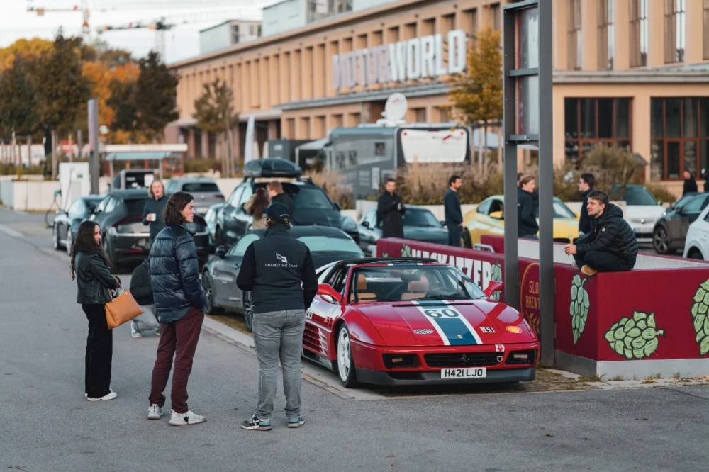 We Host A Coffee Run At Munich's Motorworld Ferrari F355 GTS
