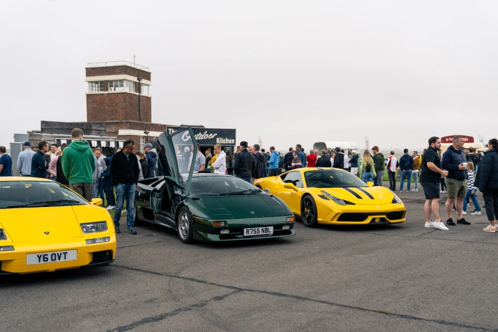 Our Coffee Run At Bicester Heritage Welcomed Over 2,000 Cars Lamborghini Ferrari