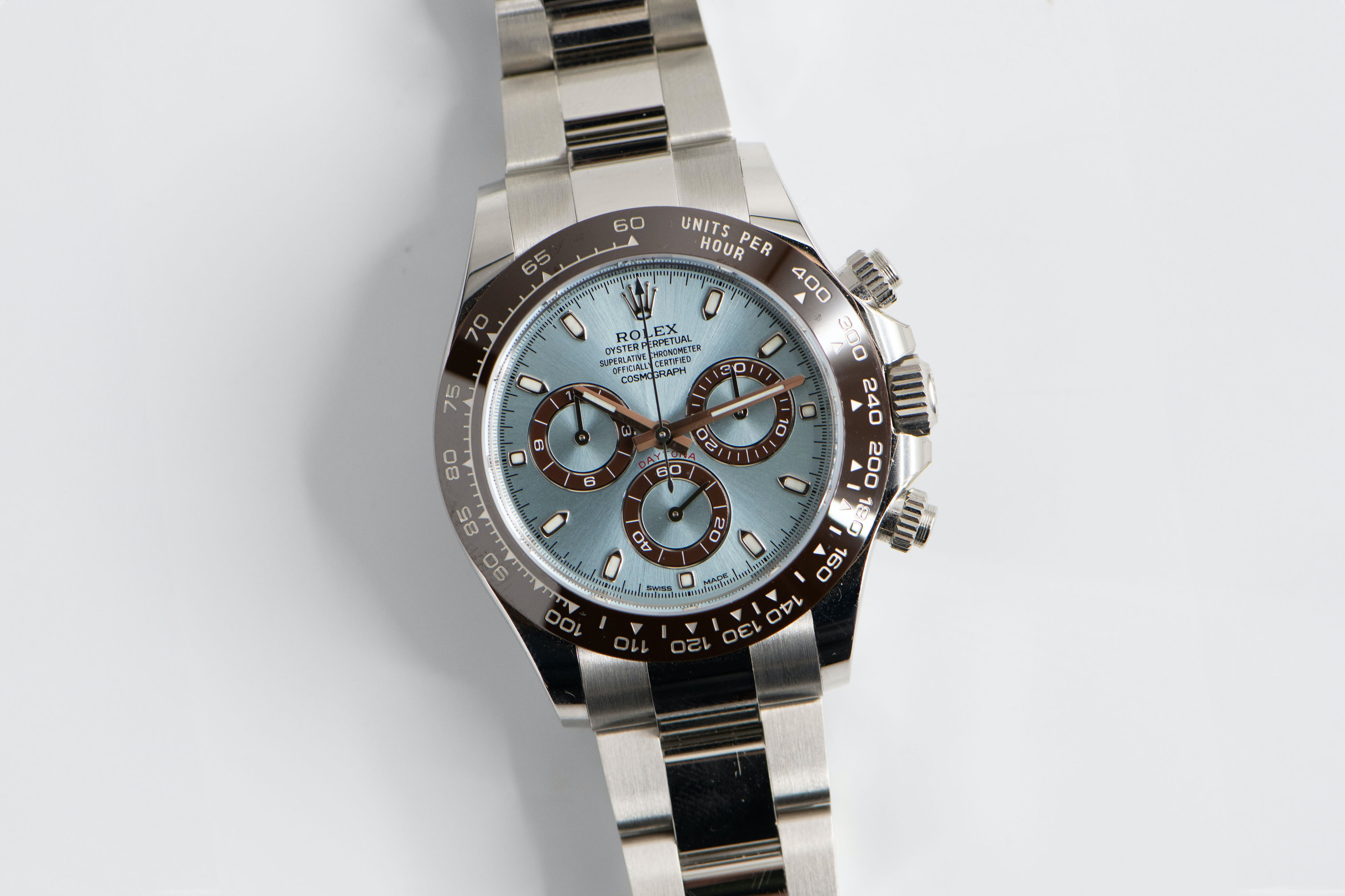 Launched in 2013 to mark the 50th anniversary of the Cosmograph, the ref. 116506 is the first series-production Daytona to be offered in platinum. 1