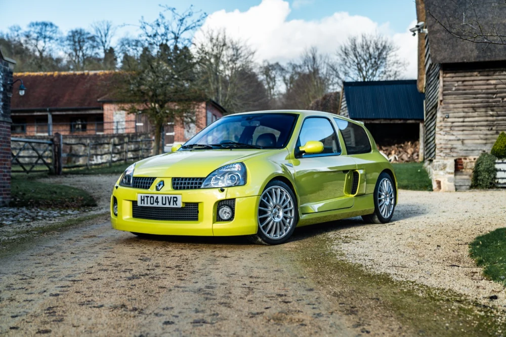 Auction Highlight: Renaultsport Clio 182 Trophy Clio V6 Acid Yellow