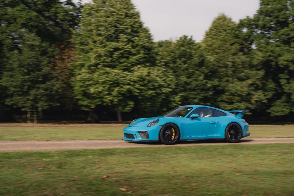 Supercar Driver X Collecting Cars At Grimsthorpe Castle 991.2 GT3