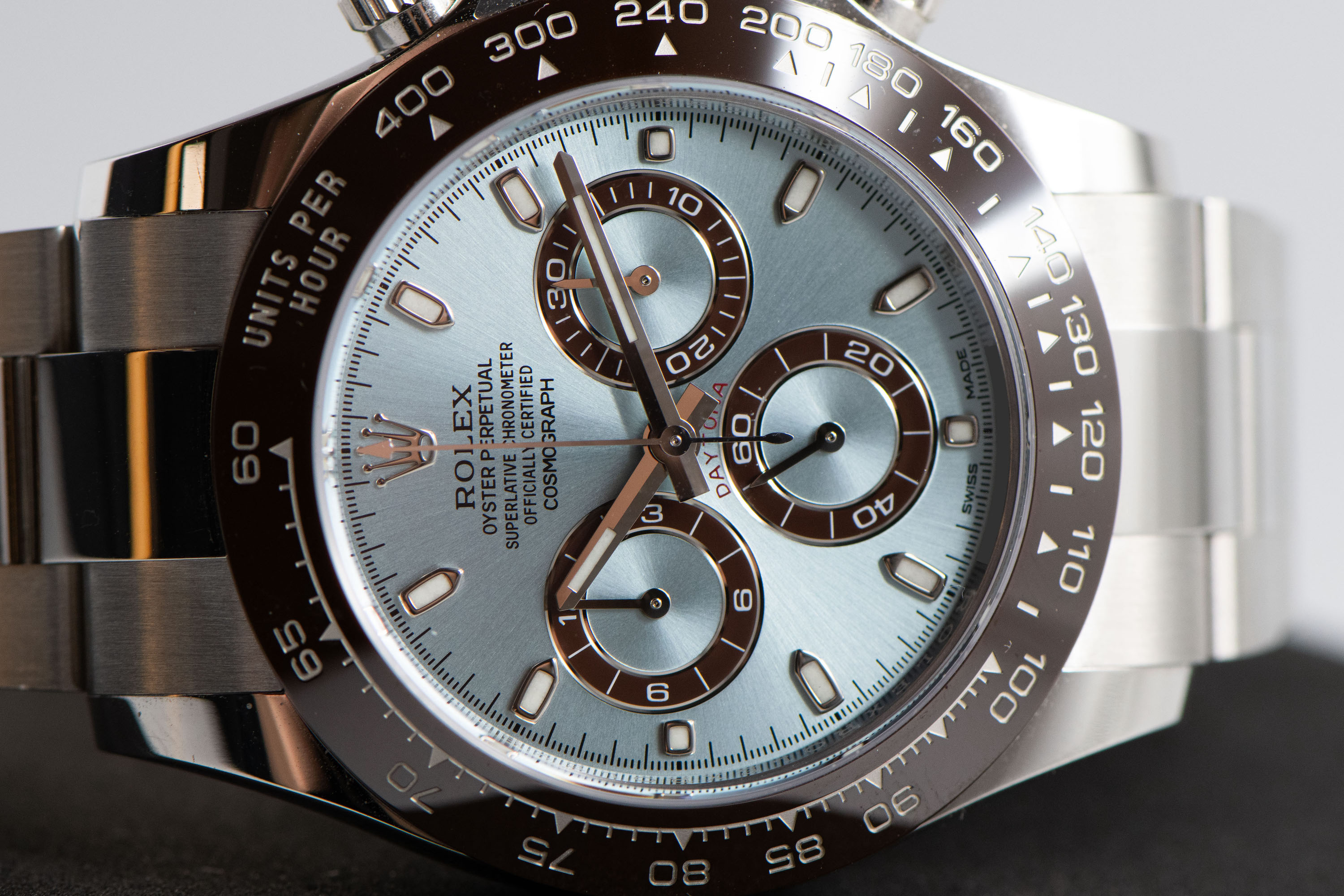 Launched in 2013 to mark the 50th anniversary of the Cosmograph, the ref. 116506 is the first series-production Daytona to be offered in platinum. 0