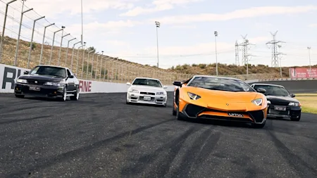 Image for article titled: Aussie heroes and European supercars star at Calder Park Coffee Run