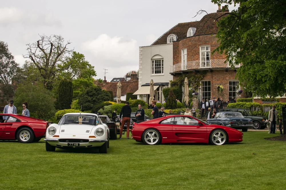Cars at the Manor Ferrari Dino and 355