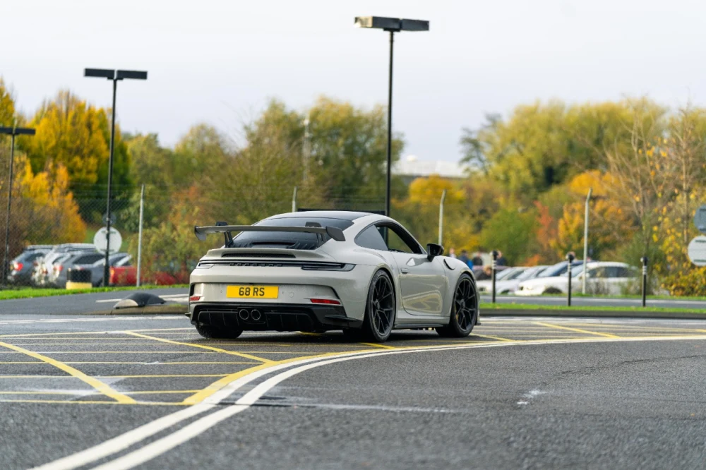 Cars And Bikes Are Welcome - Coffee Run At Triumph Porsche 992 GT3