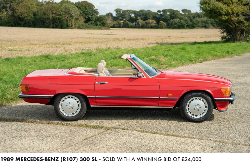 October 2022 Collecting Cars Round-up 1989 Mercedes-Benz R107 300 SL