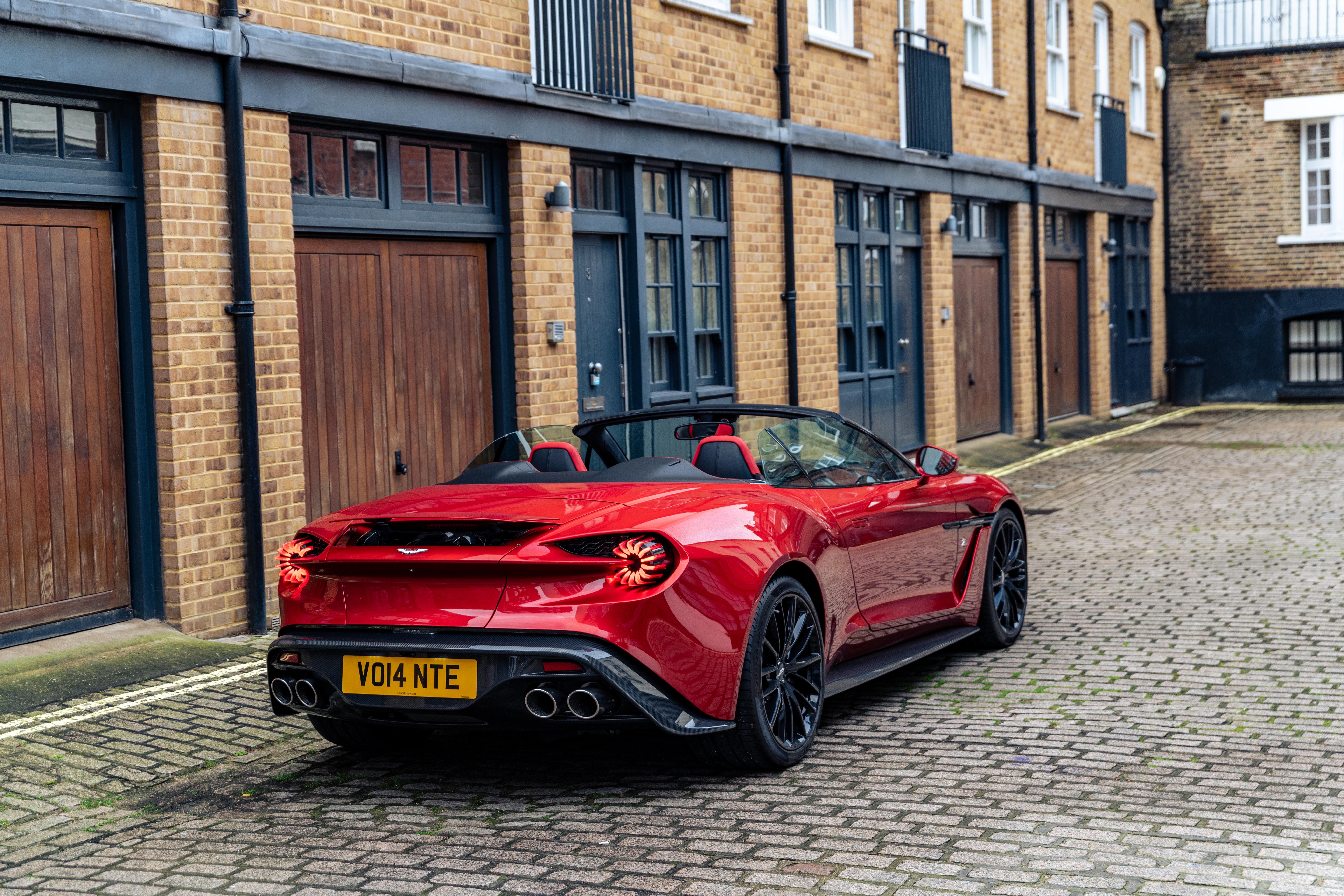 This Aston Martin Vanquish Zagato Volante is a striking and impressive example of the extremely rare and beautifully styled coach-built open-top supercar, offered with less than running-in mileage. 1