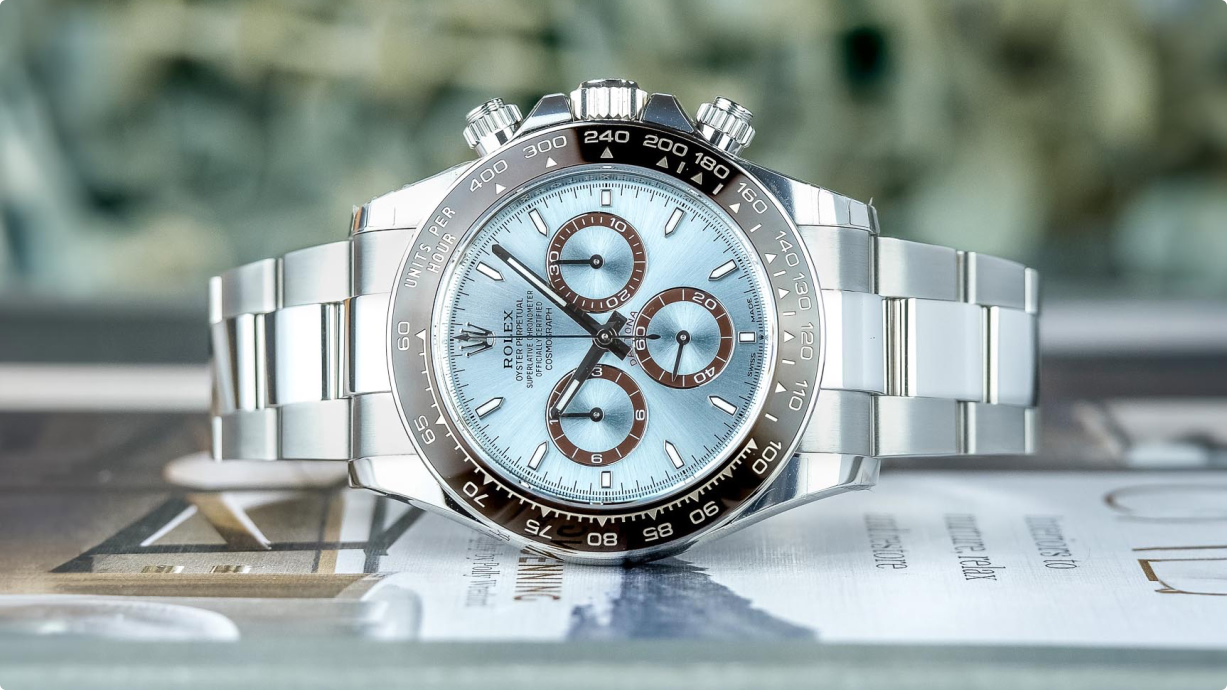 Rolex Daytona Auctions tab