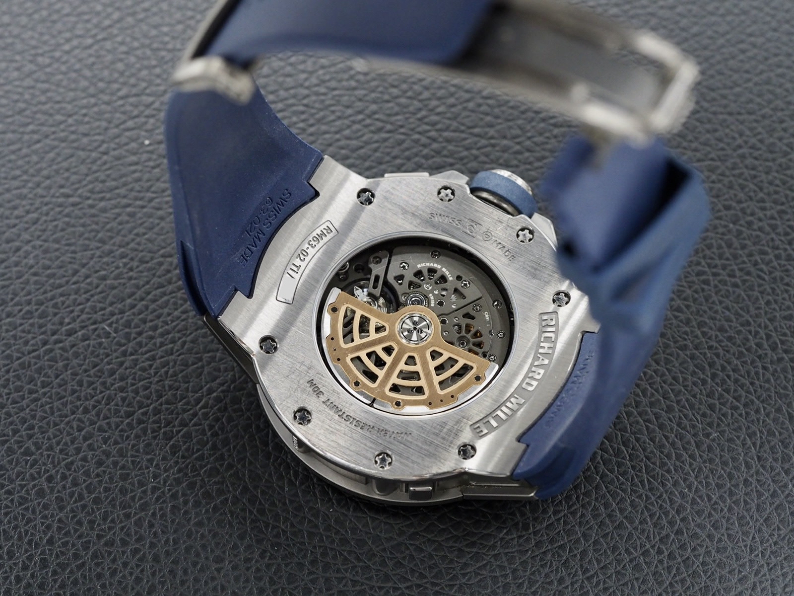 The RM63-02 combines Richard Mille's avante-garde design with a traditional and highly practical complication. 2