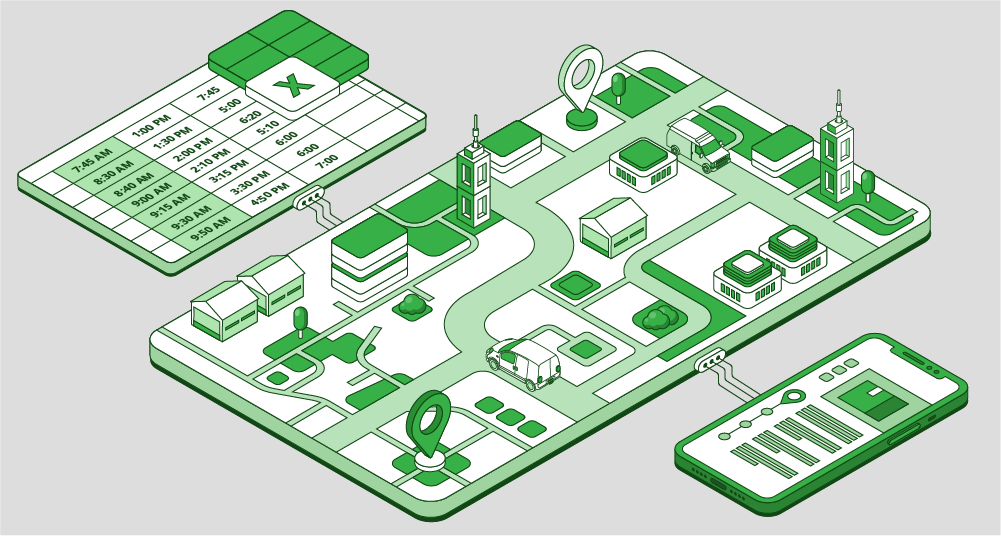 Excel real-time tracking: time tracking examples for logistics performance