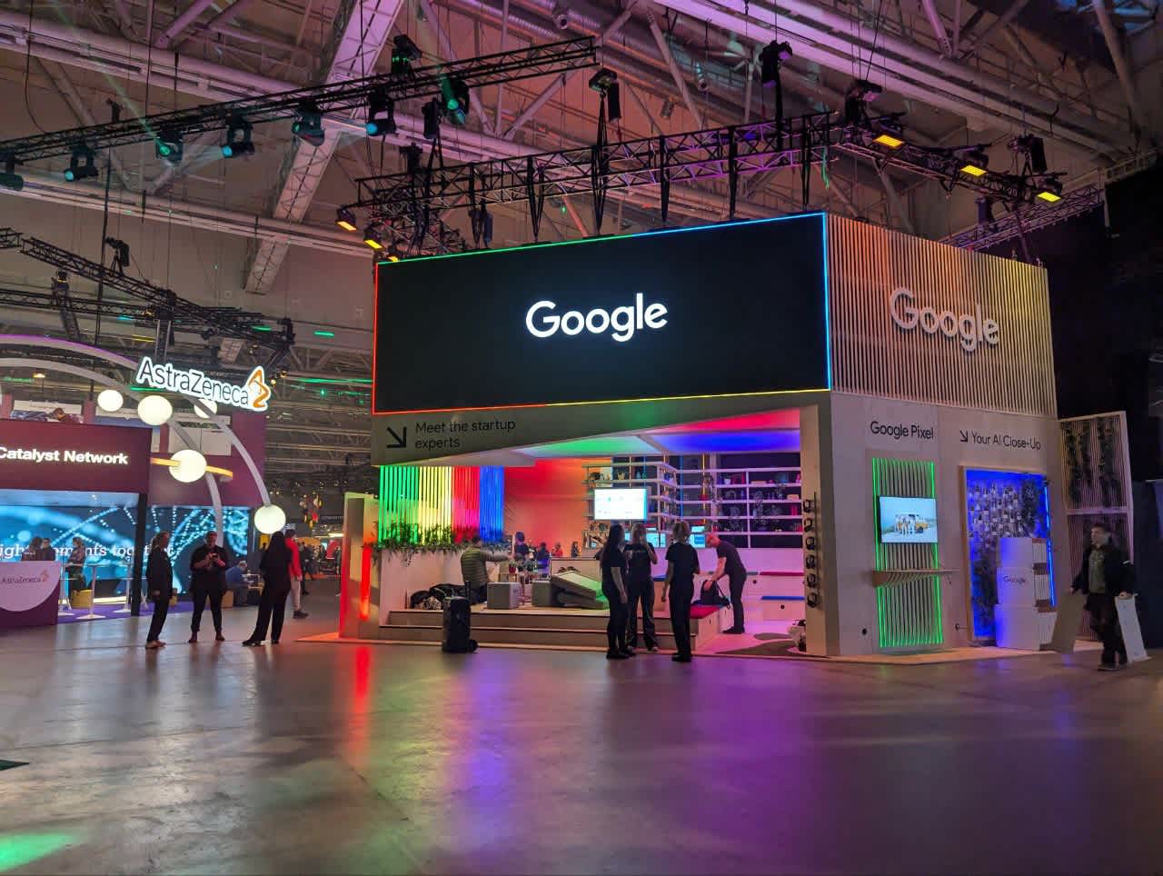 Google booth at Slush 2024