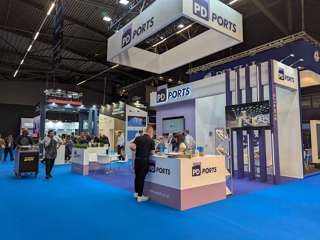 PD Ports' booth
