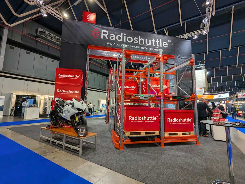 Radioshuttle booth at the venue