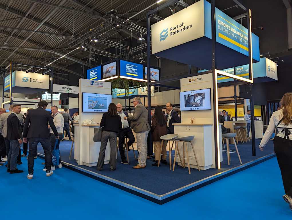 Port of Rotterdam’s booth