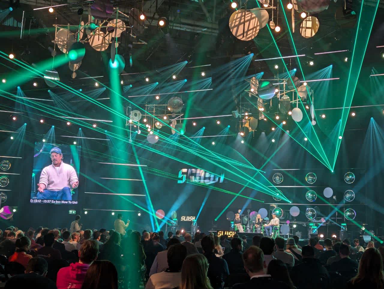 Slush 2024 main hall and stage