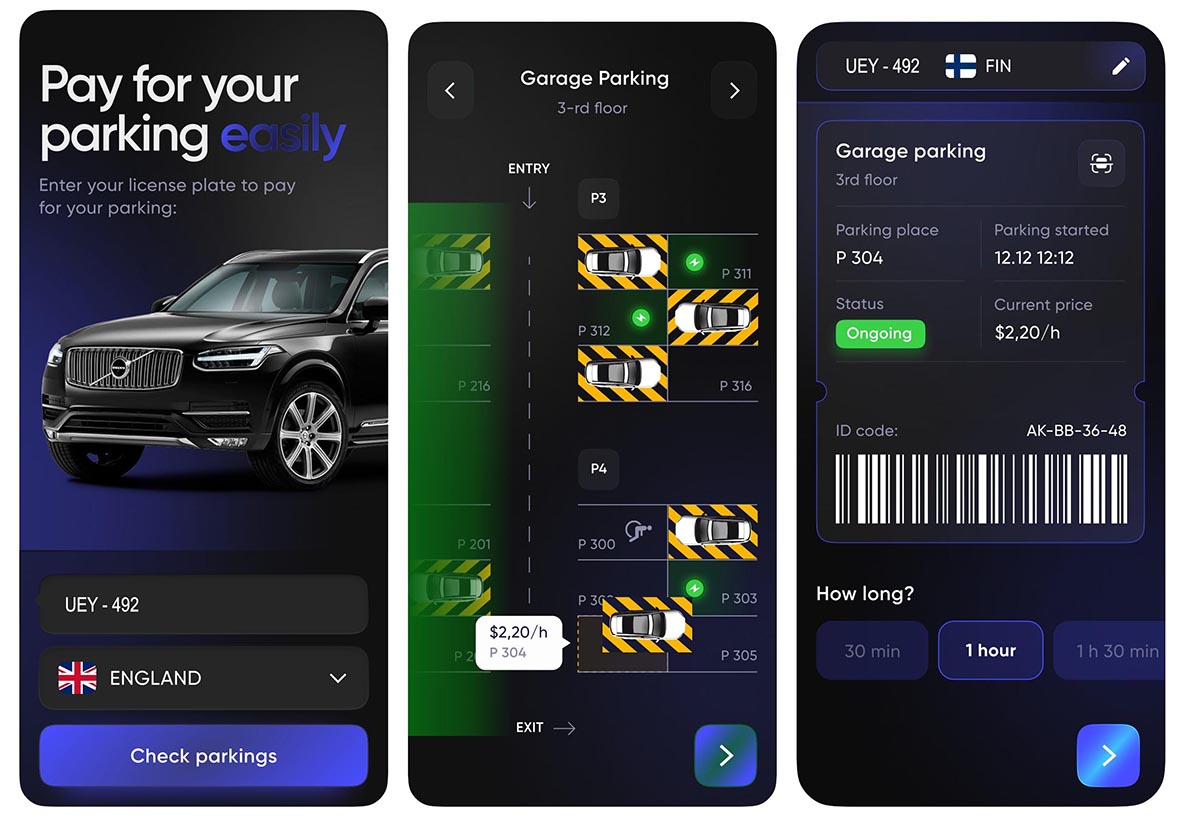 Mobile application for users
