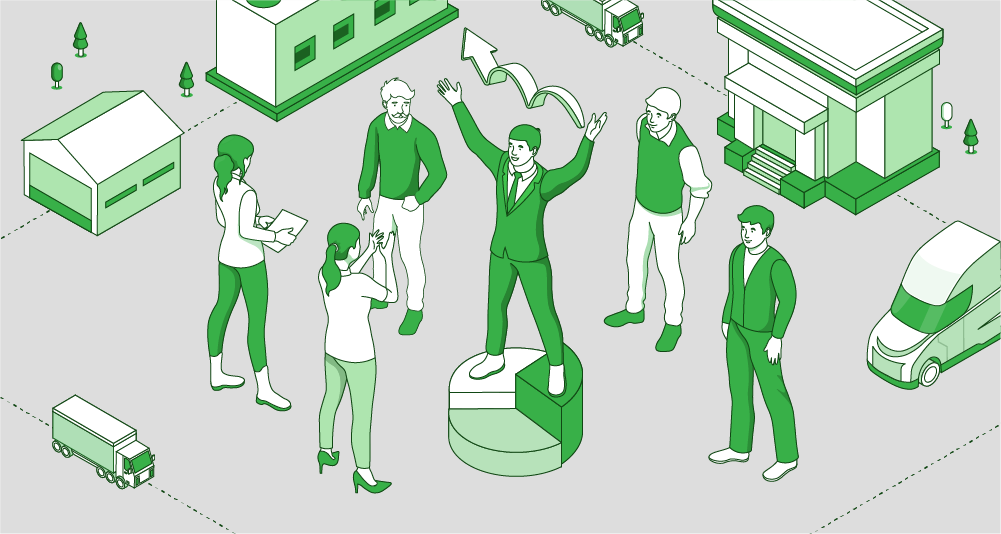 Logistics managers at the presentation