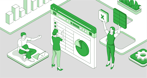 Managers in the process of using Excel