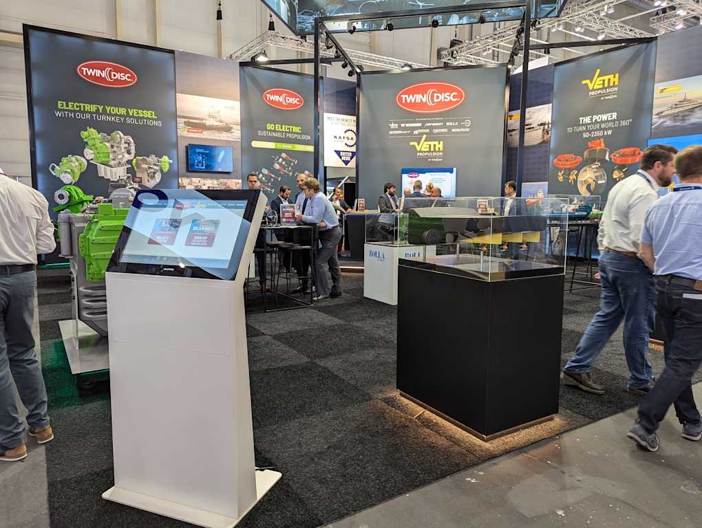 Twin Disc Company at the fair